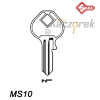 Silca 080 - klucz surowy - MS10
